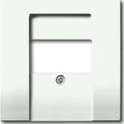 ABB - Futur Linear / Enjoliveur pour prise HDMI VGA USB - Blanc Mat