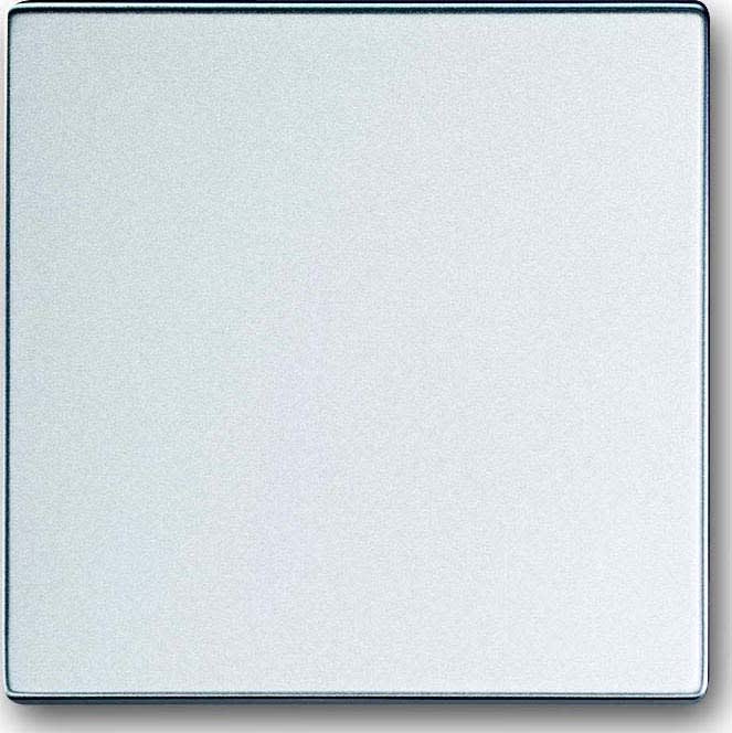 ABB - Enjoliveur Interrupteur Simple 83 Argent Aluminium