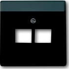 ABB - Enjo Double Rj45 Future Linear Anthracite