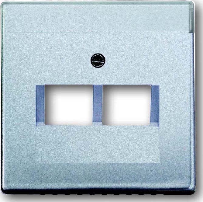 ABB - Enjo Double Rj45 Future Linear Argent