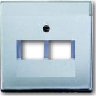 ABB - Enjo Double Rj45 Future Linear Argent