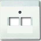 ABB - Enjo Double Rj45 Future Linear Blanc Mat