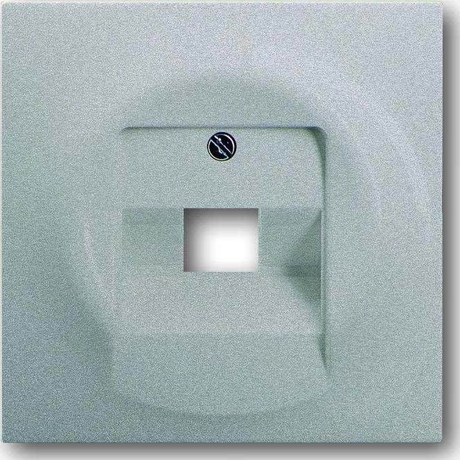 ABB - Enjo Simple Rj45 Argent-Impuls