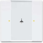 ABB - Poussoir 1 Touche Multifonctions Blanc