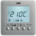 ABB - Thermostat D'Ambiance V.C. Avec Lcd Me Aluminium Argent