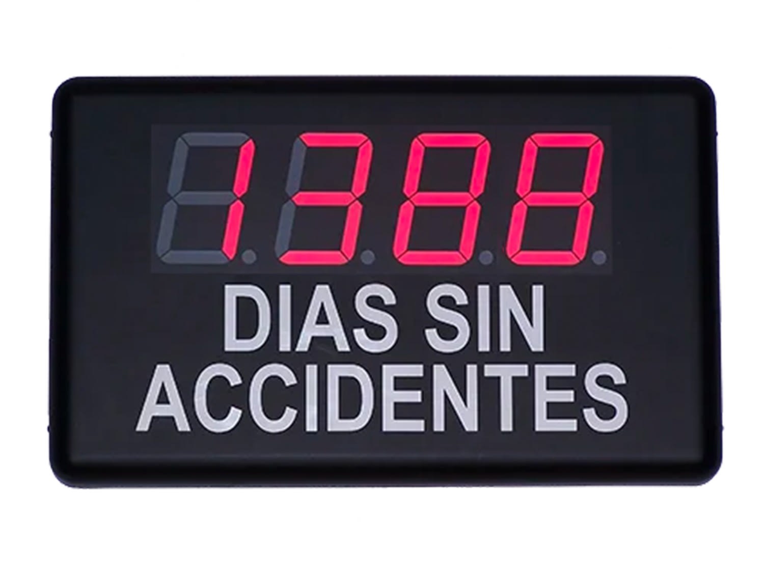 Ditel - AFFICHEUR NUMERIQUE 100mm 4 DIGITS JOURS SANS ACCIDENTS 230V