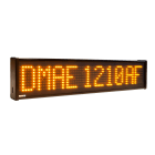 Ditel - AFFICHEUR MATRICIEL 1 LIGNE 120mm 10 CARACTERES ROUGE 230V IP54