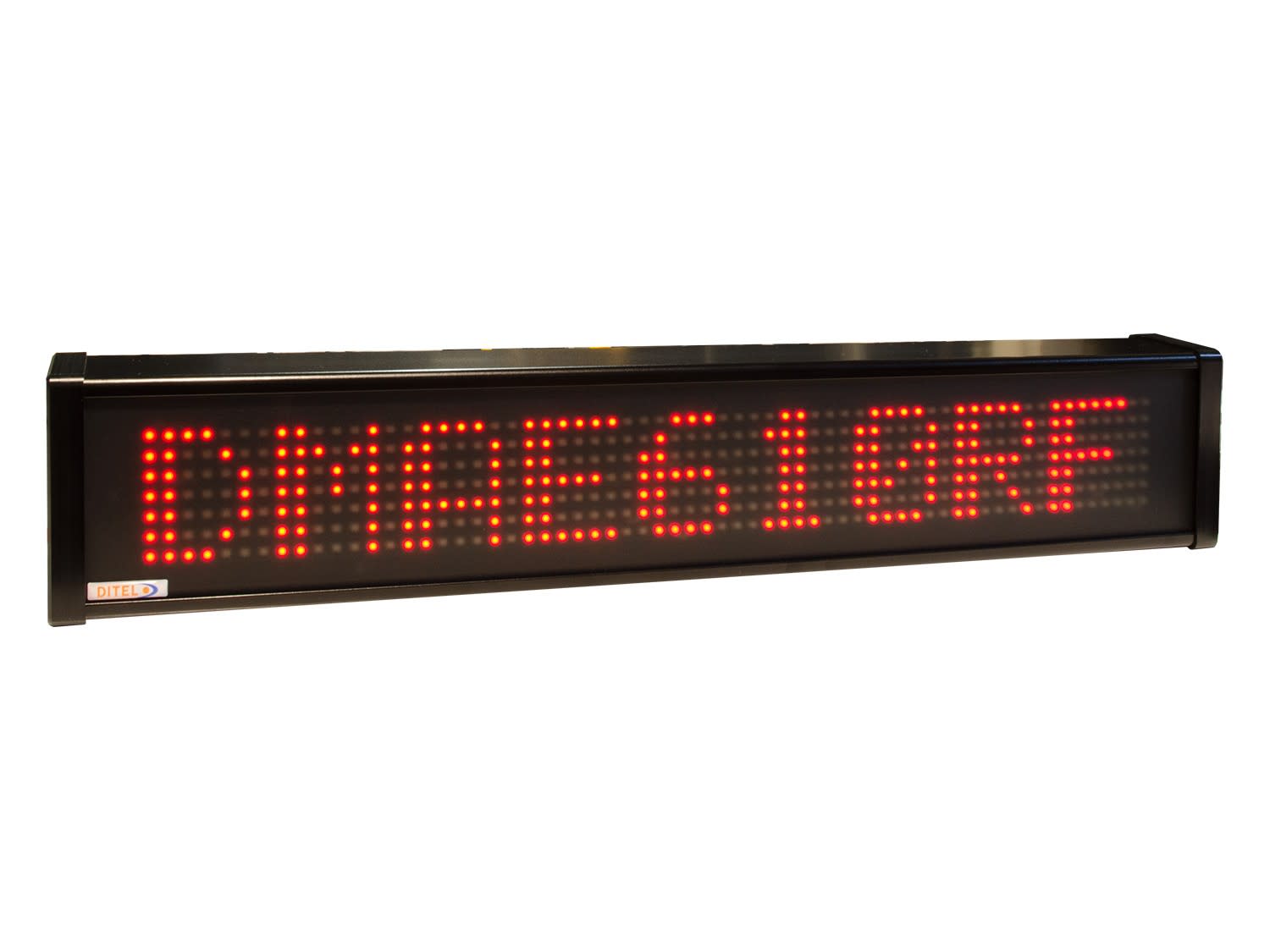 Ditel - AFFICHEUR MATRICIEL 1 LIGNE 60mm 10 CARACTERES ROUGE 24V IP54