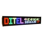 Ditel - AFFICHEUR MATRICIEL RGB P10, 16*128, IP54, 230VAC, TROPICALISE