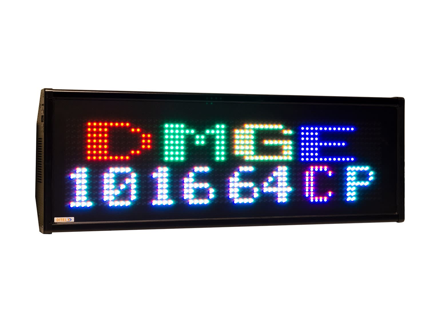 Ditel - AFFICHEUR MATRICIEL RGB P10, 16*64, IP65, 24VDC, TROPICALISE