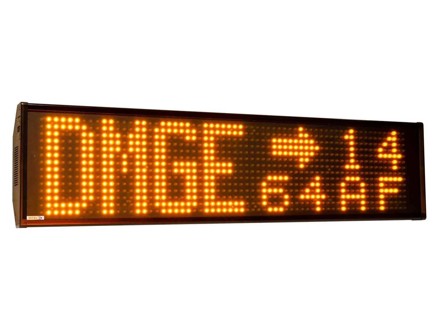Ditel - AFFICHEUR MATRICIEL ROUGE P14, 14*64, IP54, 24VDC