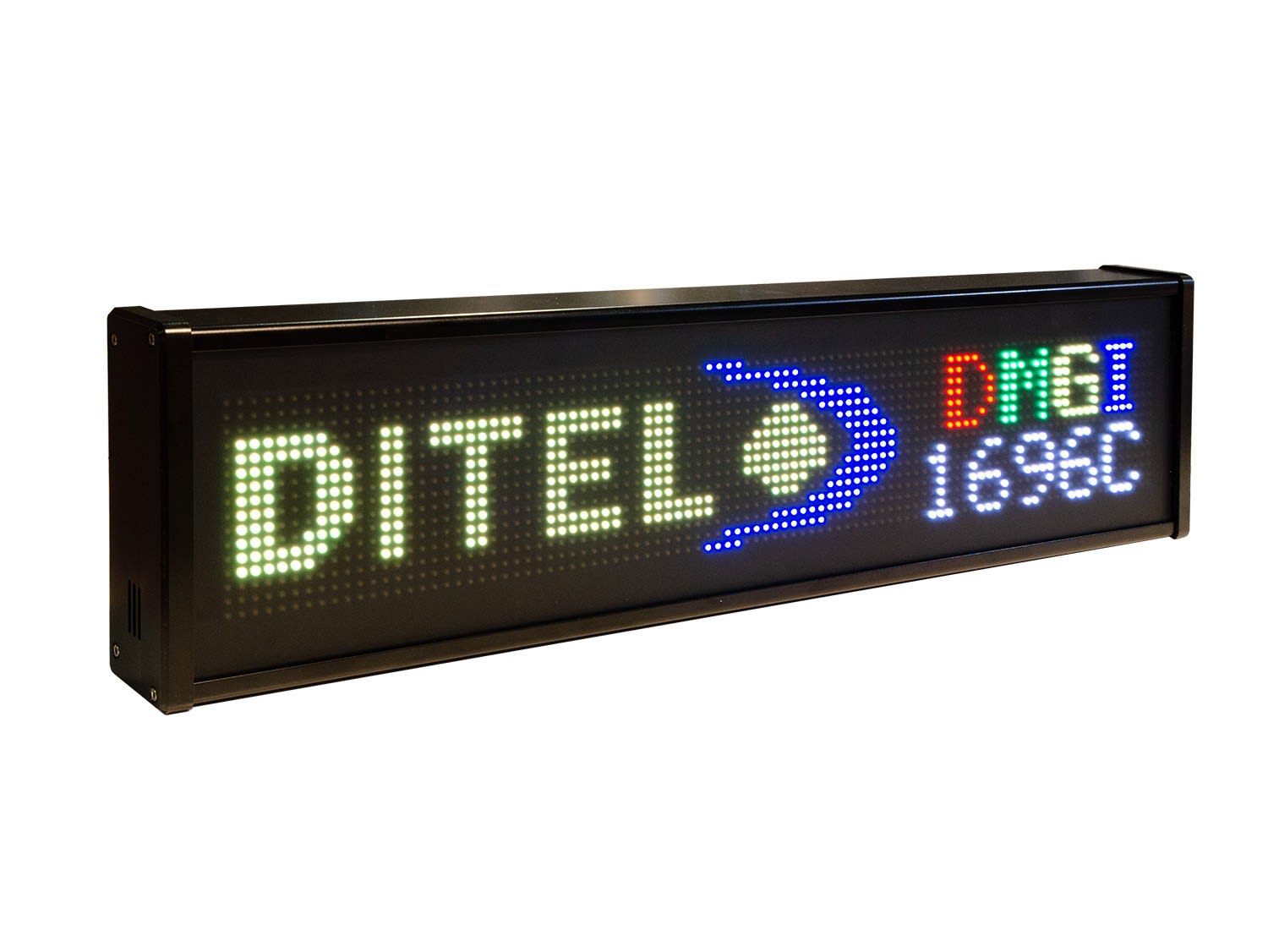 Ditel - AFFICHEUR MATRICIEL RGB P7,62, 16*96, IP54, 24VDC, TROPICALISE