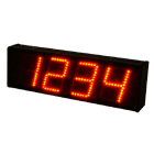 Ditel - AFFICHEUR NUMERIQUE 6D, 110mm, ROUGE, IP54