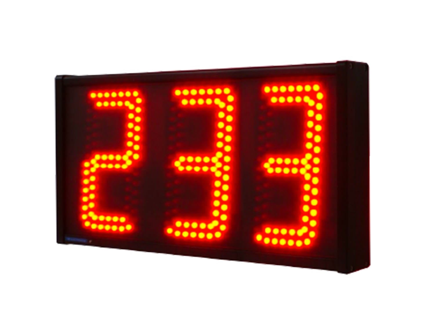 Ditel - AFFICHEUR NUMERIQUE 4D, 200mm, ROUGE, IP54