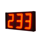 Ditel - AFFICHEUR NUMERIQUE 6D, 200mm, ROUGE, IP54