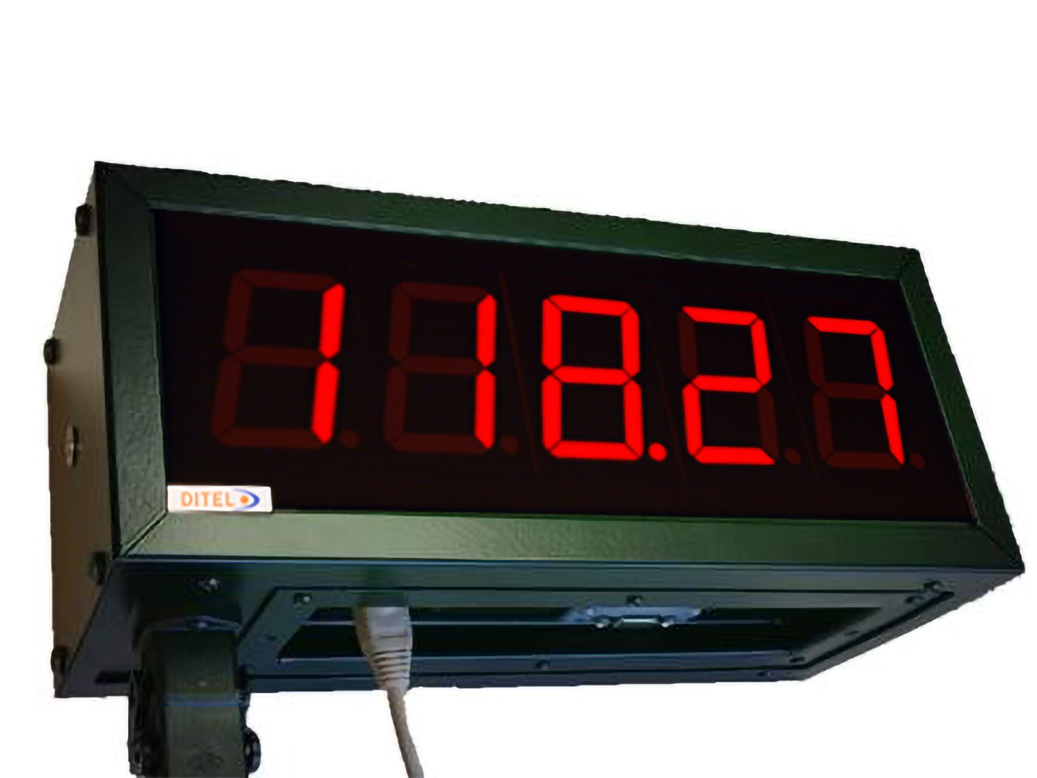 Ditel - Afficheur Numerique 57mm, 7 digits, Double face, PROFINET, IP65, 24VDC