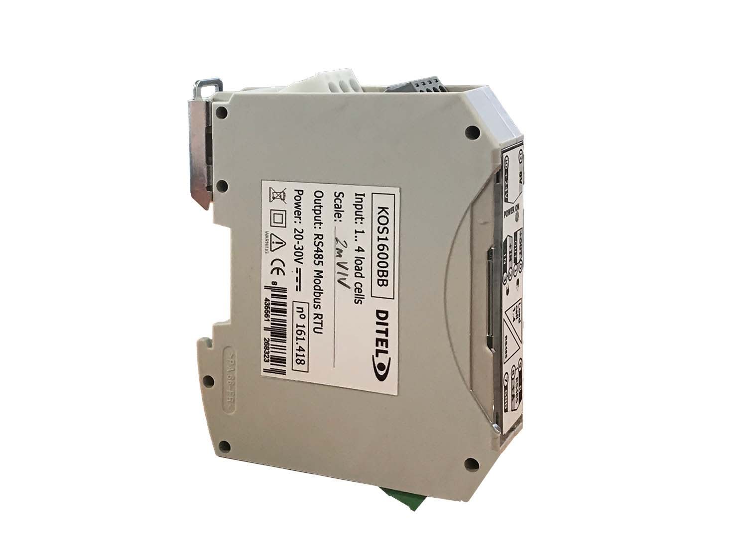 Ditel - Convertisseur isolée de cellule de charge vers RS485 KOS1600BB