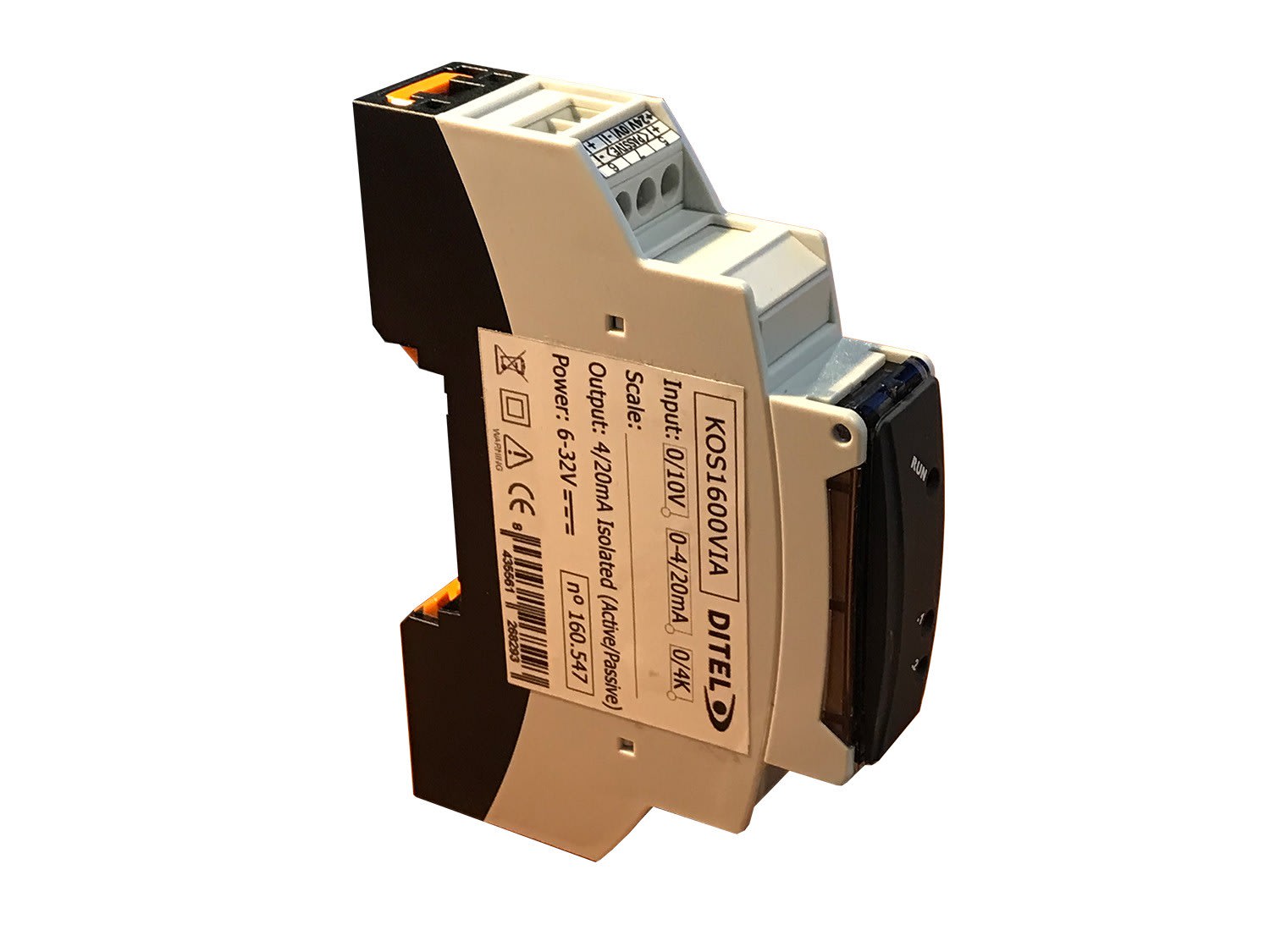 Ditel - Isolateur galvanique v-i-R  4/20mA (Actif/Passif) KOS1600VIA