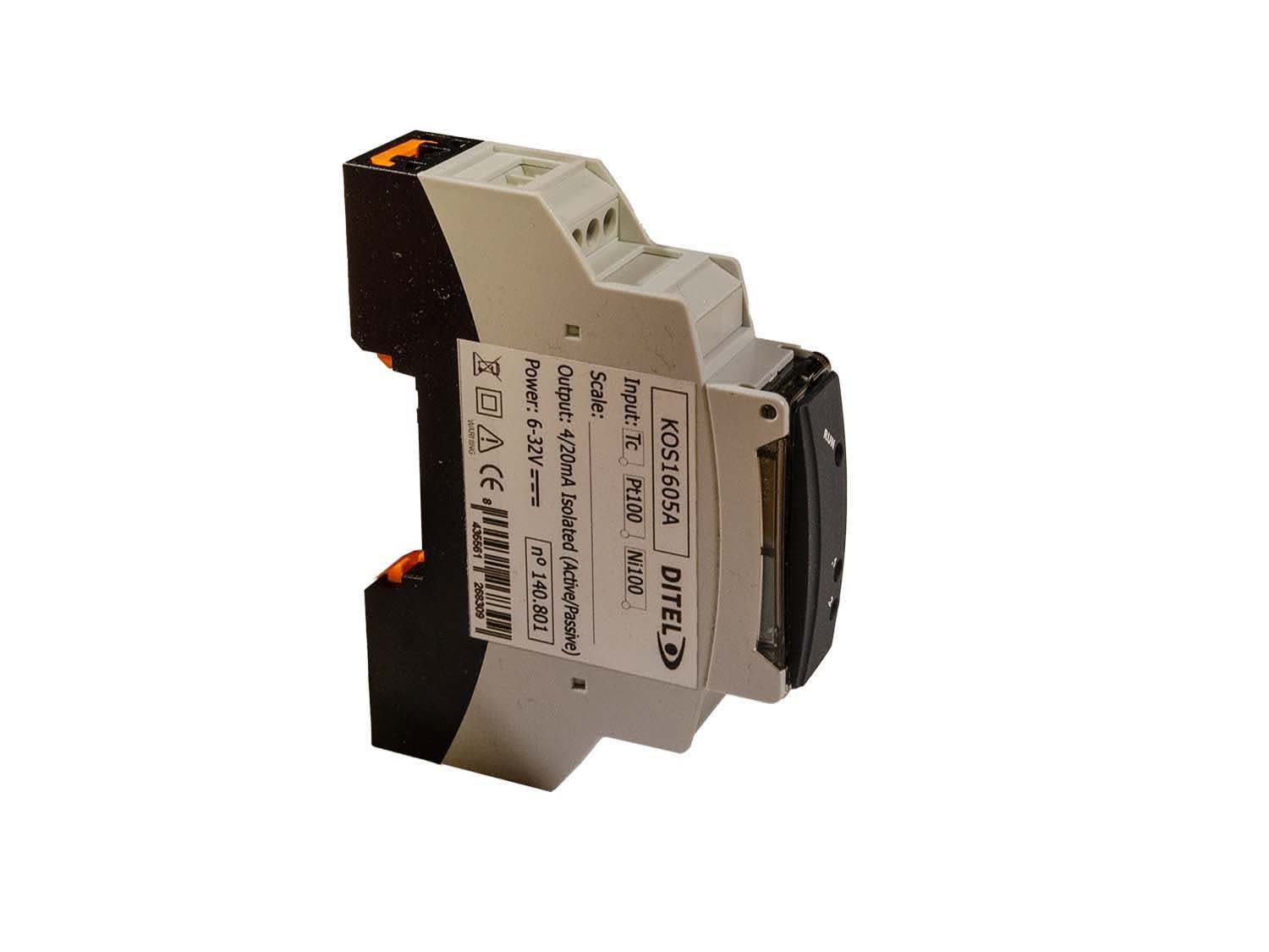 Ditel - Isolateur TC et RTD vs 4/20mA (actif/passif). KOS1605A