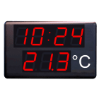 Ditel - Horloge-Thermomètre DC22SRT