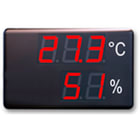 Ditel - AFFICHEUR AMELIORIATION ENERGETIQUE 2 LIGNES 100mm 3+2 DIGITS TEMPERATURE+HUMIDI
