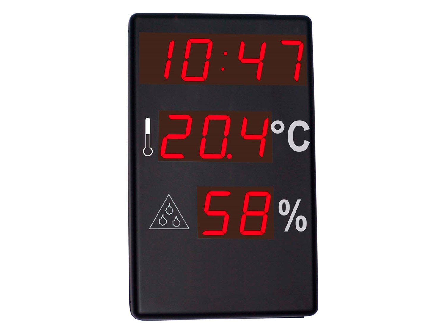 Ditel - Horloge-Thermomètre-Hygromètre DC41SRTH