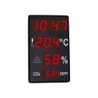 Ditel - Horloge-Thermomètre-Hygromètre-CO2 DC41SRTHO