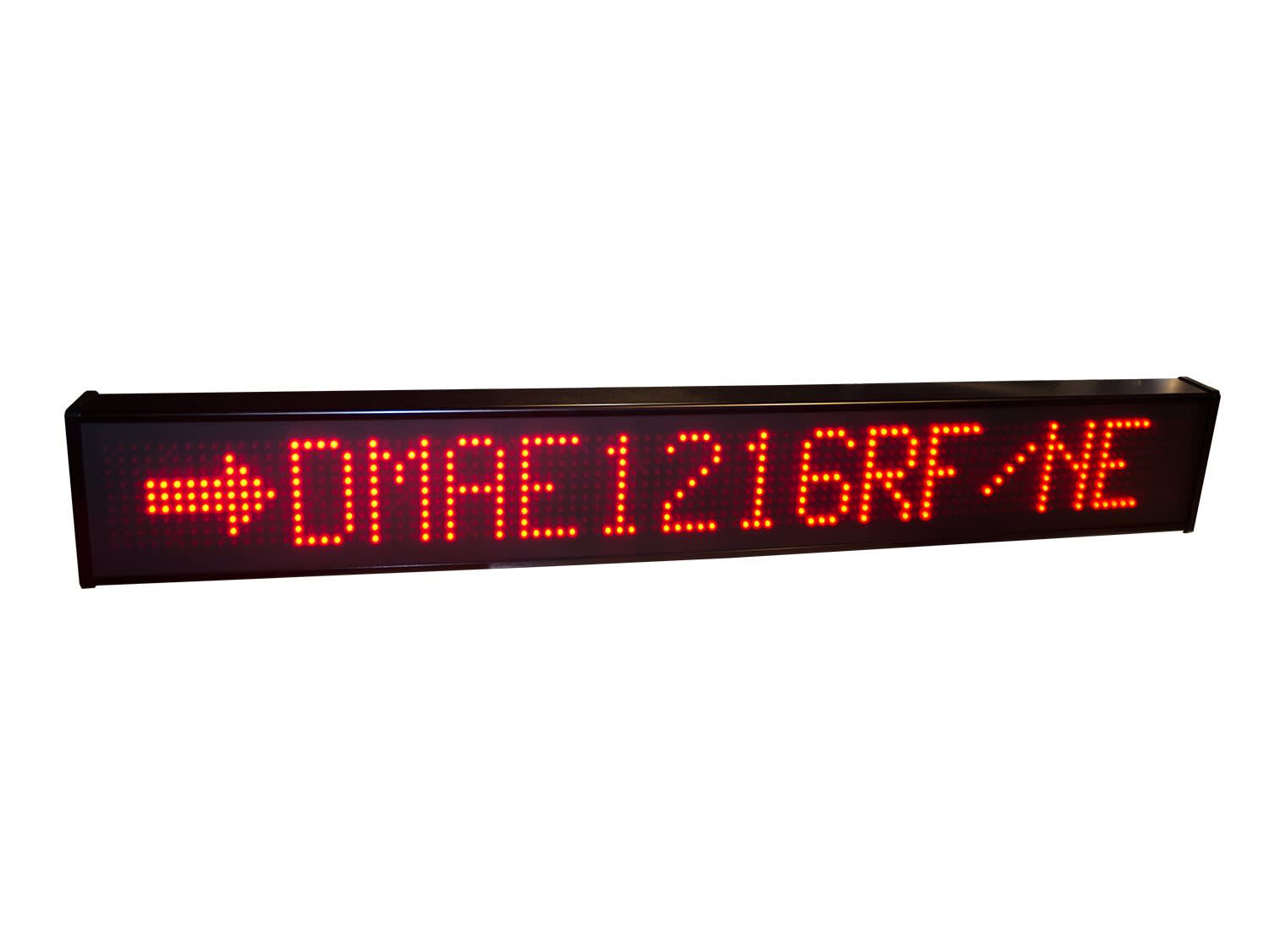 Ditel - AFFICHEUR MATRICIEL 1 LIGNE 120mm 16 CARACTERES ROUGE 24V IP65 TROPICALISE