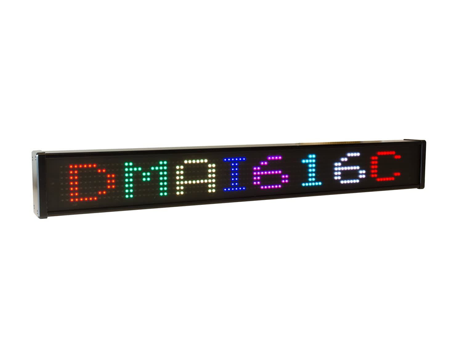 Ditel - AFFICHEUR MATRICIEL 1 LIGNE 60mm 16 CARACTERES RGB 24V IP54