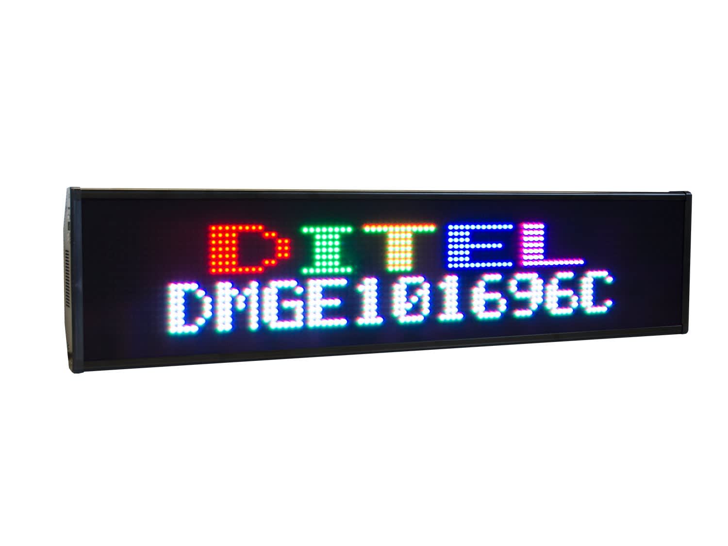 Ditel - AFFICHEUR MATRICIEL RGB P10, 16*96, IP54, 24VDC, TROPICALISE