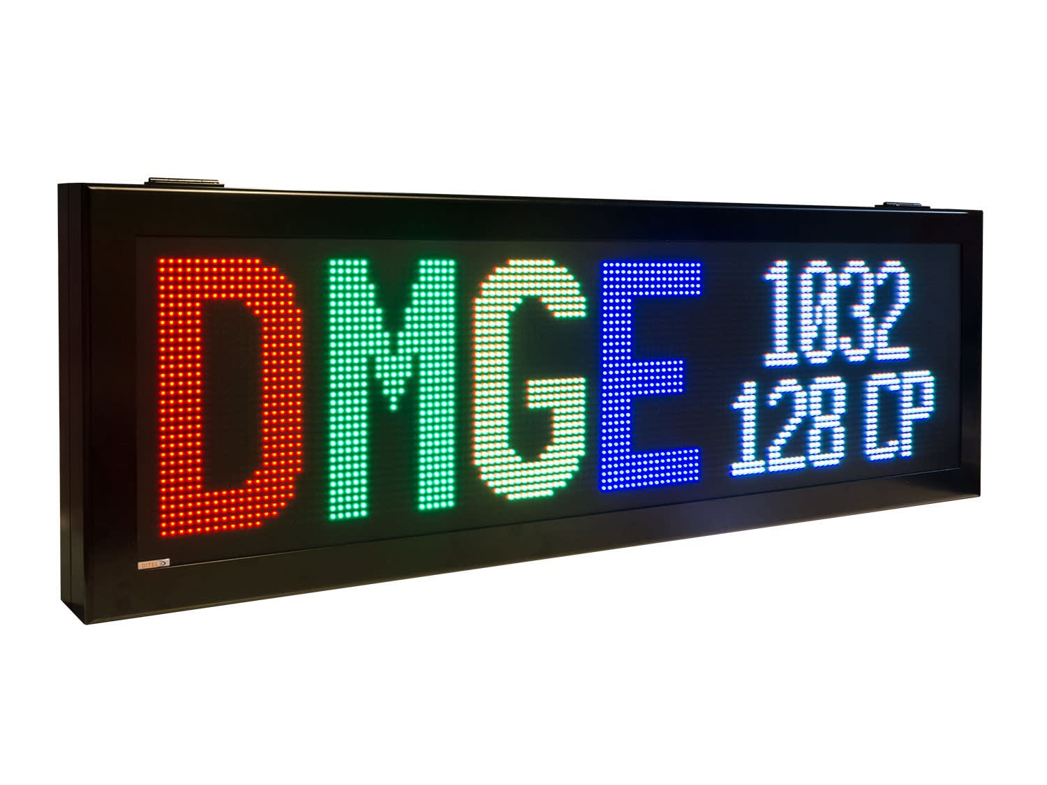 Ditel - AFFICHEUR MATRICIEL RGB P10, 32*128, IP54, 230VAC, TROPICALISE