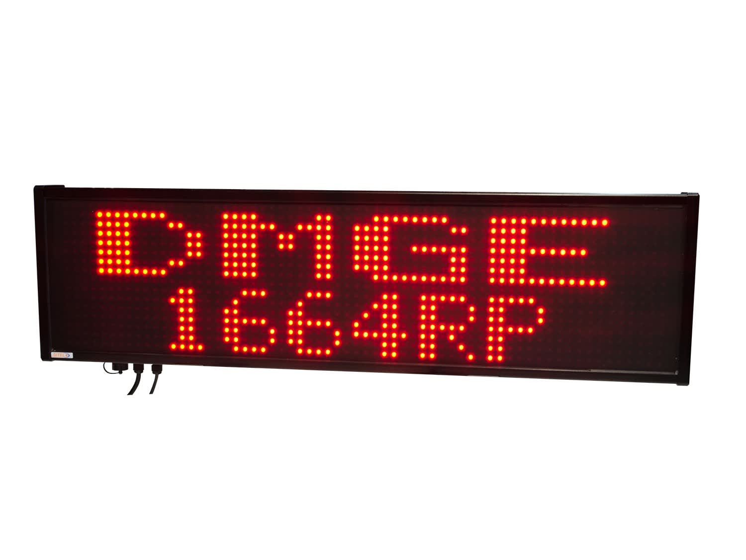 Ditel - AFFICHEUR MATRICIEL ROUGE P14, 16*64, IP54, 230VAC