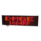 Ditel - AFFICHEUR MATRICIEL ROUGE P14, 16*64, IP54, 230VAC, TROPICALISE