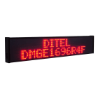 Ditel - AFFICHEUR MATRICIEL ROUGE P14, 16*96, IP65, 24VDC, TROPICALISE