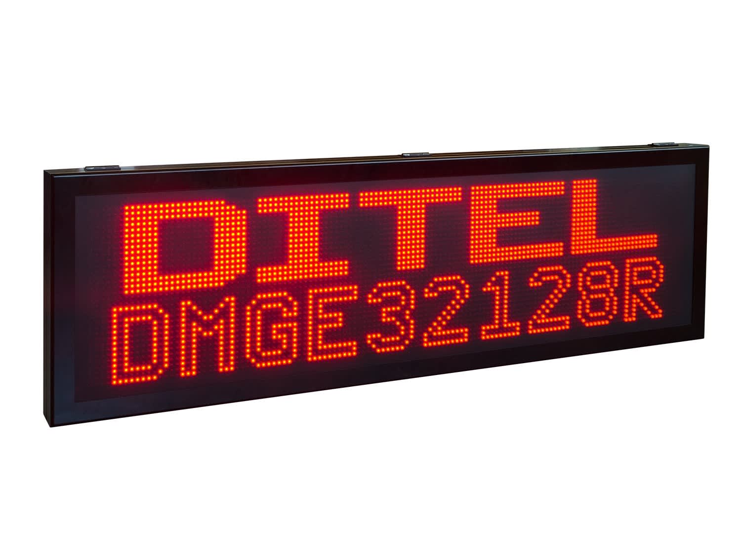 Ditel - AFFICHEUR MATRICIEL ROUGE P14, 32*128, IP54, 24VDC