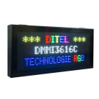 Ditel - AFFICHEUR MATRICIEL 3 LIGNES 60mm 16 CARACTERES RGB 24VDC IP65