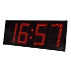 Ditel - HORLOGE 4 DIGITS 310mm ROUGE, IP54, 230VAC, TC IR