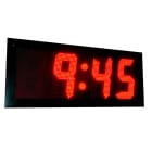 Ditel - HORLOGE 4 DIGITS 400mm ROUGE, IP54, 24VDC