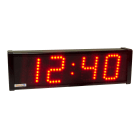 Ditel - HORLOGE 4 DIGITS 80mm ROUGE, IP54, TROPICALISE, 230VAC, TC IR