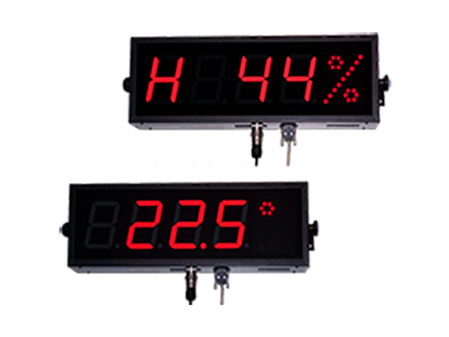 Ditel - AFFICHEUR NUMERIQUE 250mm, 5 DIGITS, HAUTE LUMINOSITE + SONDE TEMPERATURE-HUMIDI