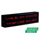 Ditel - AFFICHEUR ALPHANUMERIQUE 50mm, 6 LIGNES, 20 CARACTERES, PROFINET, IP54, HAUTE LU