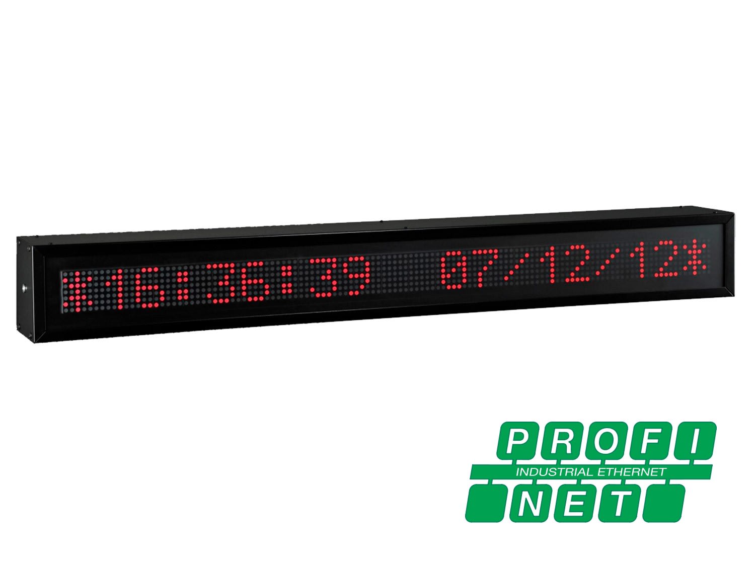 Ditel - AFFICHEUR ALPHANUMERIQUE 100mm, 7 LIGNES, 13 CARACTERES, PROFINET, DOUBLE FACE