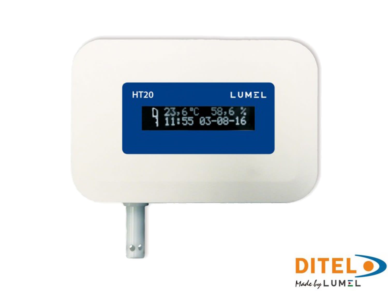 Ditel - ENREGISTREUR TEMPERATURE/HUMIDITE, 6VDC, POE