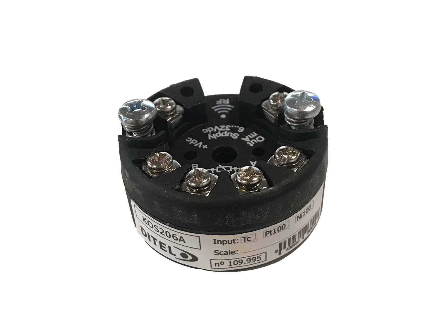 Ditel - Transmetteur 4-20mA (passif) pour TC, RTD Pt100, Ni100 et mV