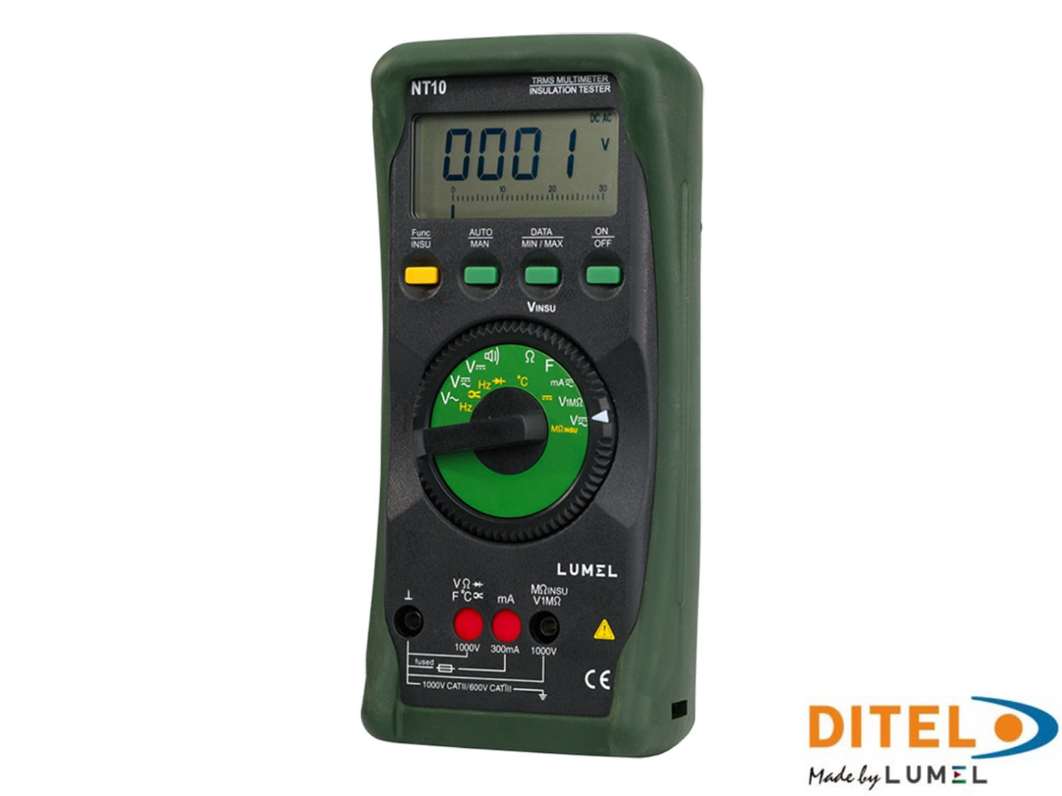 Ditel - MESUREUR ISOLEMENT NT10 A/CERT