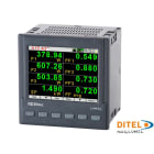 Ditel - Power netwok meter (BACnet IP), 110/190V 400/690V, 2Rel, 85-253 VAC/DC