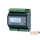 Ditel - 3 phase digital meter (MQTT) 1/5A, 230/400V-400V/690V, RS485, Ethernet, 85-253 V