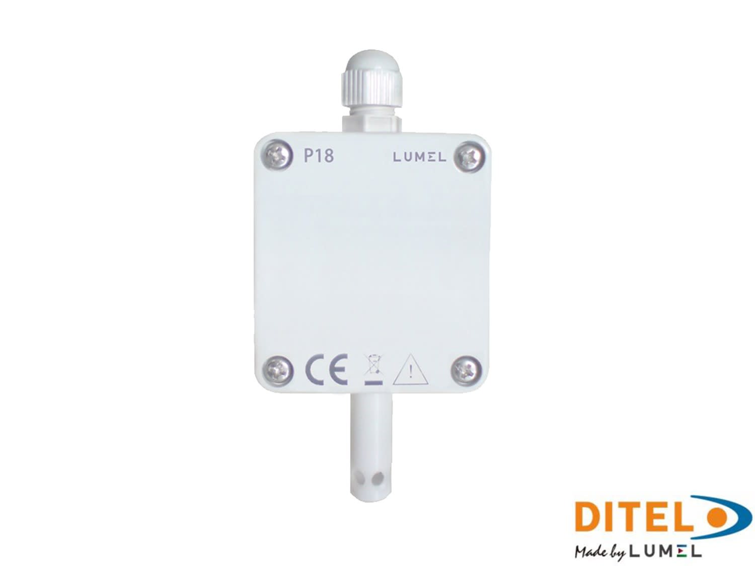 Ditel - TRANSDUCTEUR TEMP/HUMID P18 0-10V