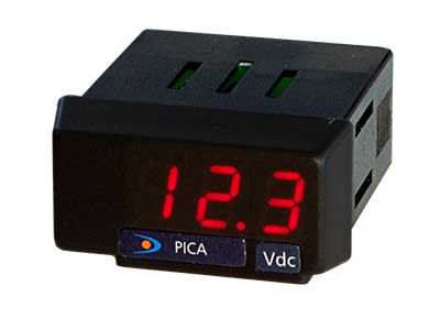 Ditel - Voltmètre dc  48x24 mm 10-30vdc