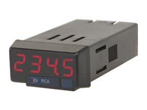 Ditel - Voltmètre/ampèremètre ac/dc 48x24mm 21-53Vac/10-70Vdc